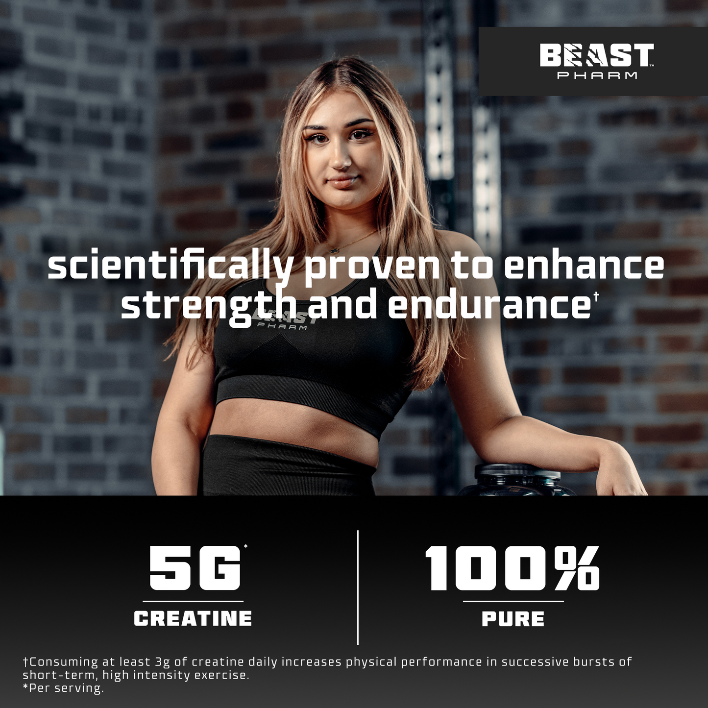 100% Pure Micronised Creatine Monohydrate - 500g