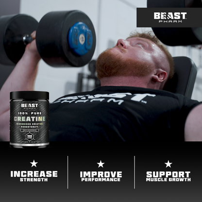 100% Pure Micronised Creatine Monohydrate - 500g