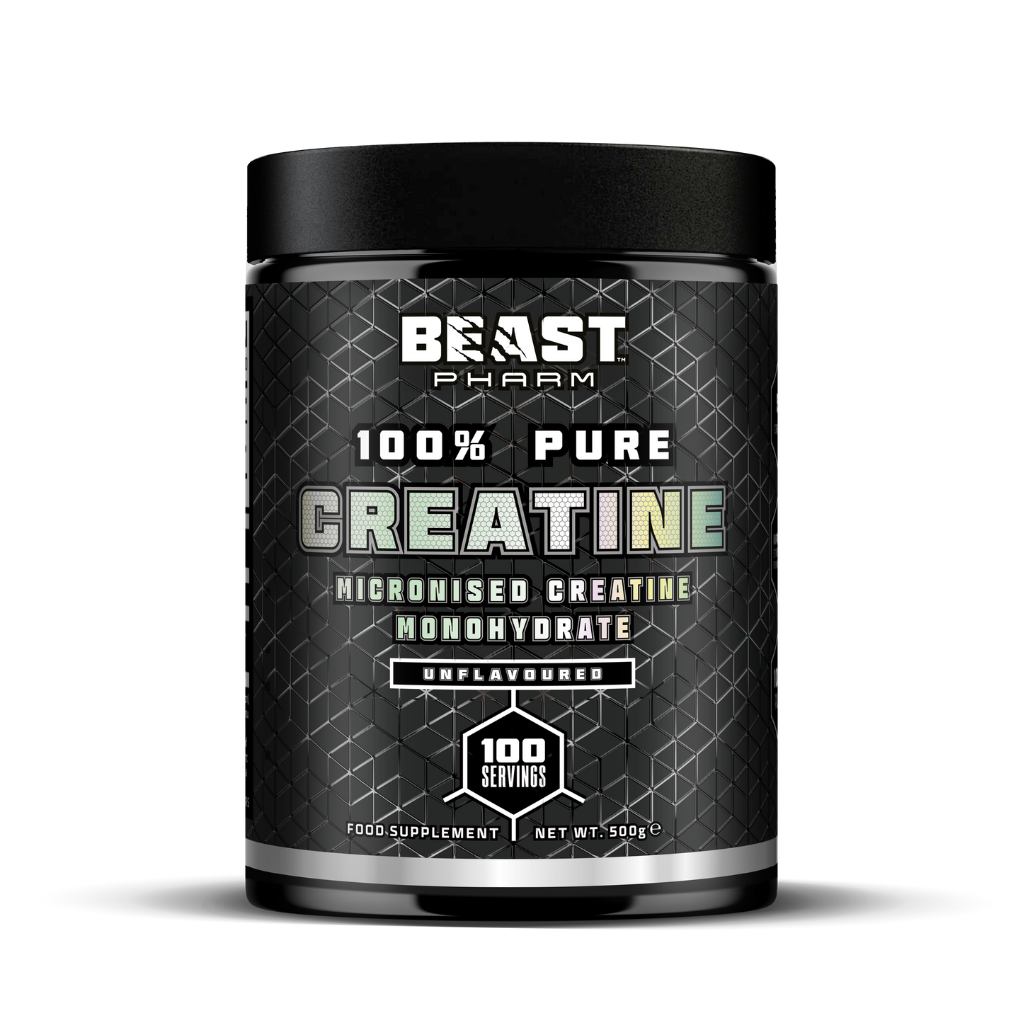 100% Pure Micronised Creatine Monohydrate - 500g