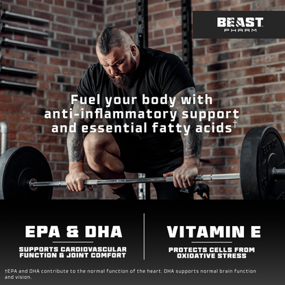 Omega 3 Pro - Hyper Pure Fish Oil with 600mg EPA & 300mg DHA
